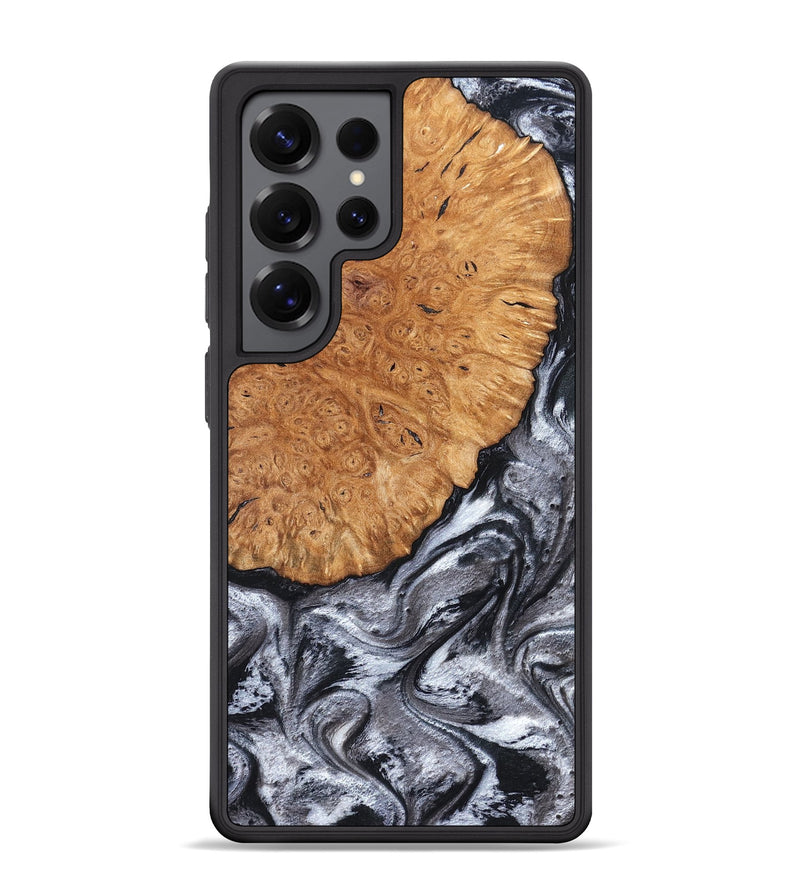 Galaxy S25 Ultra Wood Phone Case - Polly (Black & White, 820506)