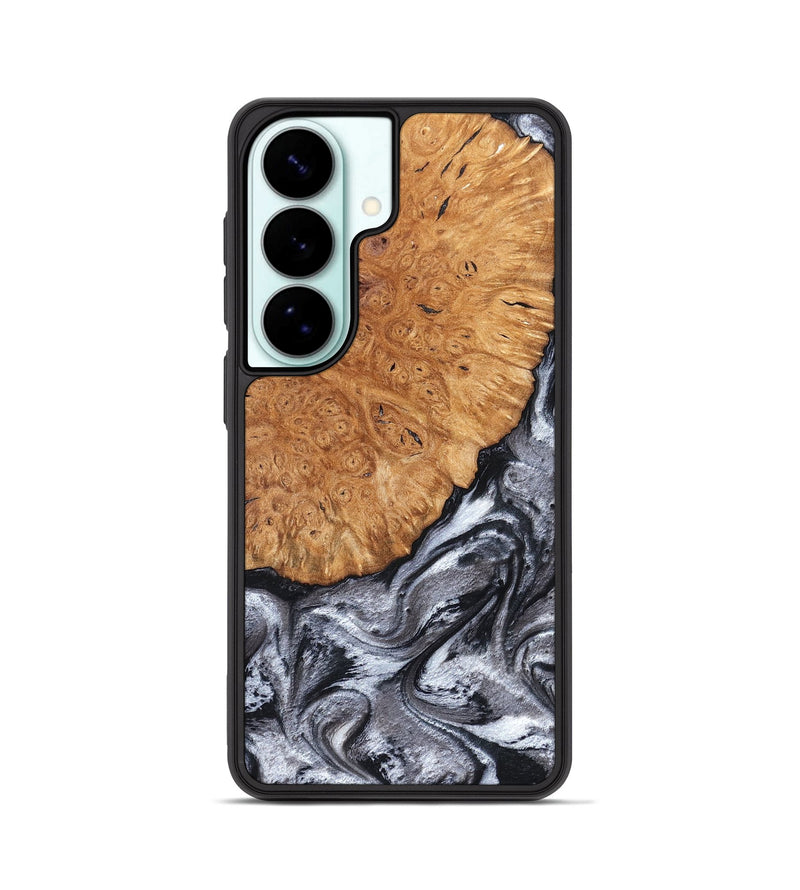 Galaxy S26 Wood Phone Case - Polly (Black & White, 820506)