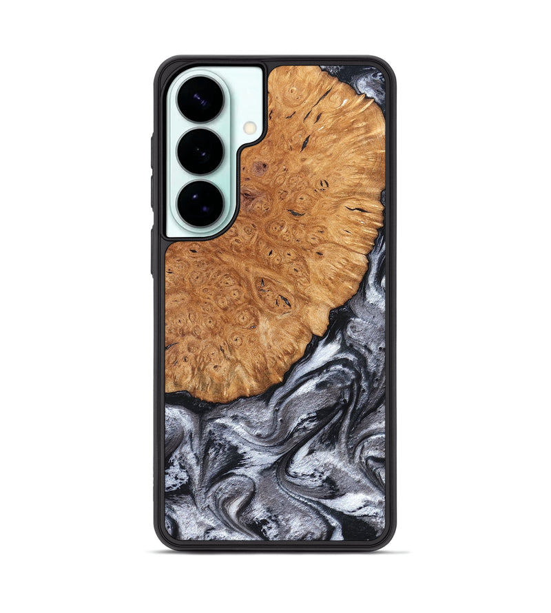 Galaxy S26 Plus Wood Phone Case - Polly (Black & White, 820506)