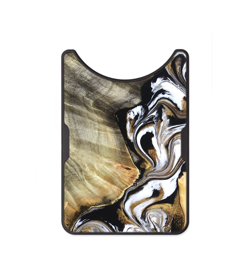 Alloy Wood Wallet - Yaakov (Black & White, 820507)
