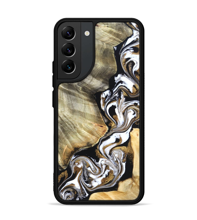 Galaxy S22 Plus Wood Phone Case - Yaakov (Black & White, 820507)