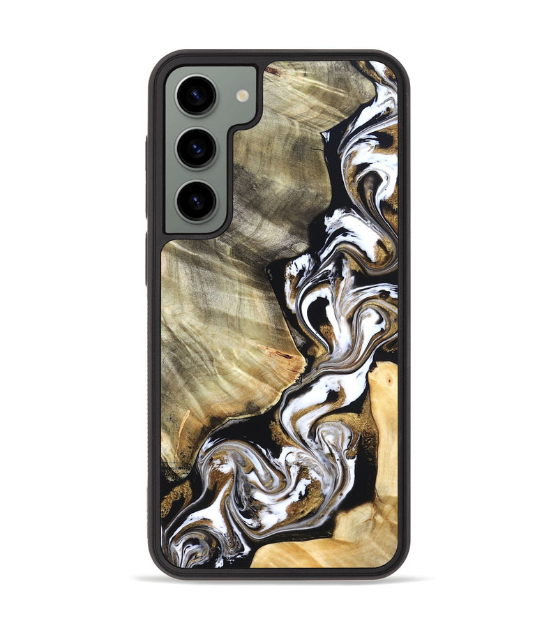 Galaxy S23 Plus Wood Phone Case - Yaakov (Black & White, 820507)