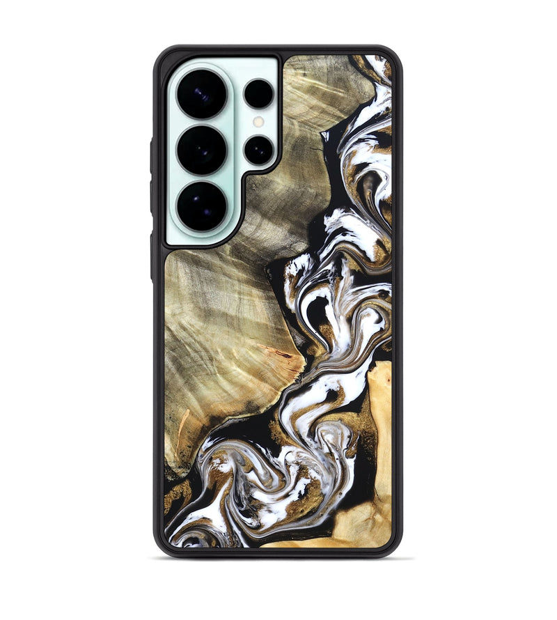 Galaxy S26 Ultra Wood Phone Case - Yaakov (Black & White, 820507)