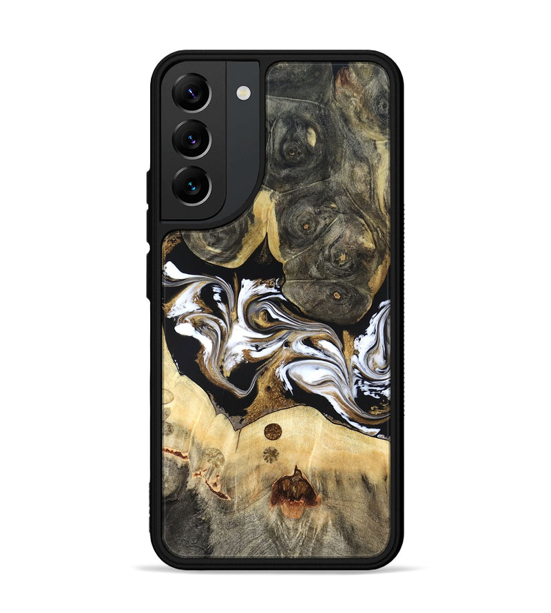 Galaxy S22 Plus Wood Phone Case - Vanesa (Black & White, 820508)