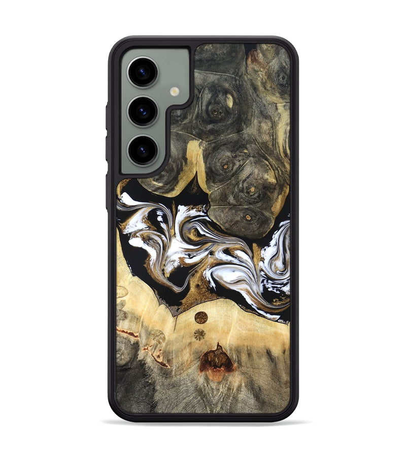 Galaxy S24 Plus Wood Phone Case - Vanesa (Black & White, 820508)