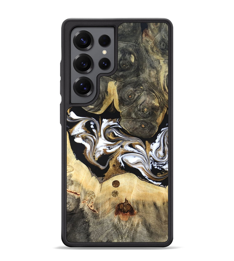 Galaxy S25 Ultra Wood Phone Case - Vanesa (Black & White, 820508)