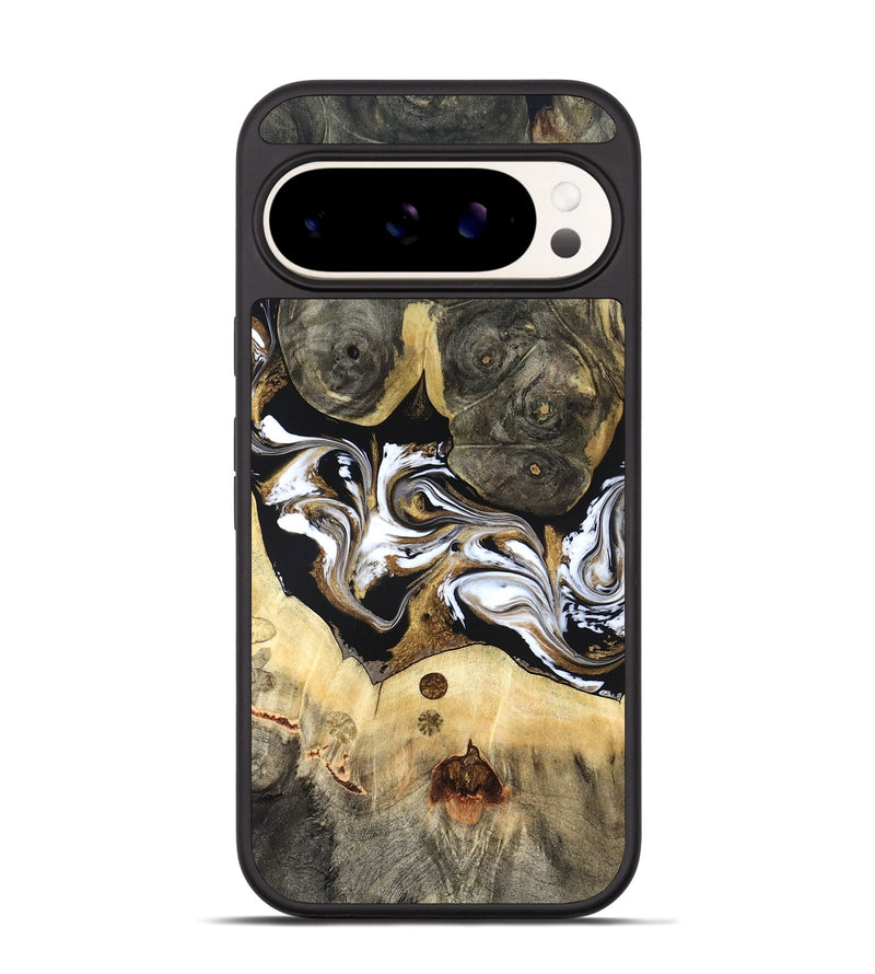 Pixel 9 Pro Wood Phone Case - Vanesa (Black & White, 820508)