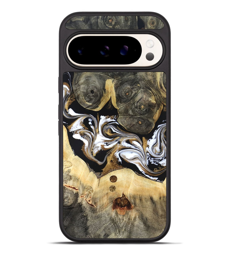 Pixel 9 Pro XL Wood Phone Case - Vanesa (Black & White, 820508)