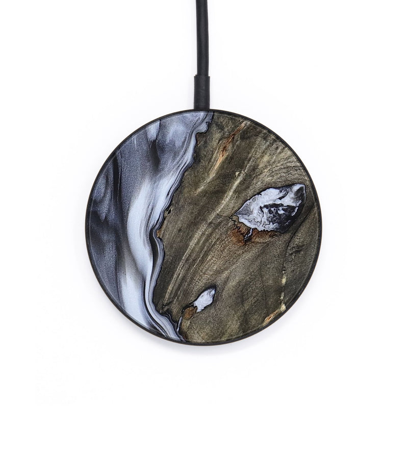 Circle Wood Wireless Charger - Taurean (Black & White, 820509)
