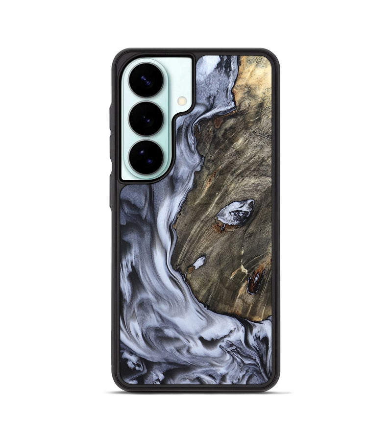 Galaxy S26 Wood Phone Case - Taurean (Black & White, 820509)