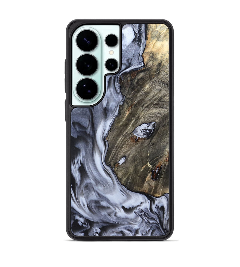 Galaxy S26 Ultra Wood Phone Case - Taurean (Black & White, 820509)
