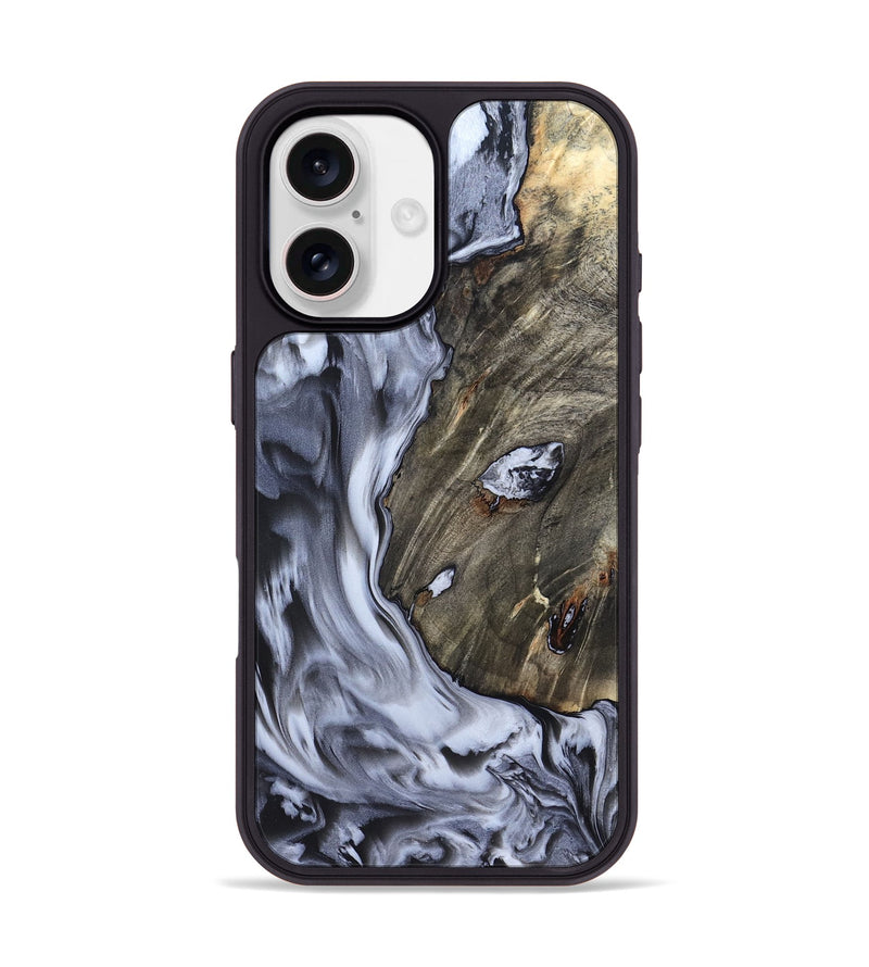 iPhone 17 Wood Phone Case - Taurean (Black & White, 820509)