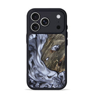 iPhone 17 Pro Wood Phone Case - Taurean (Black & White, 820509)