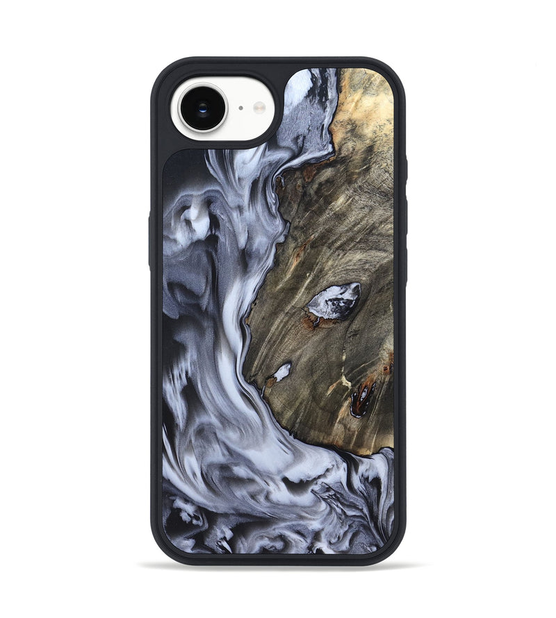 iPhone 17e Wood Phone Case - Taurean (Black & White, 820509)