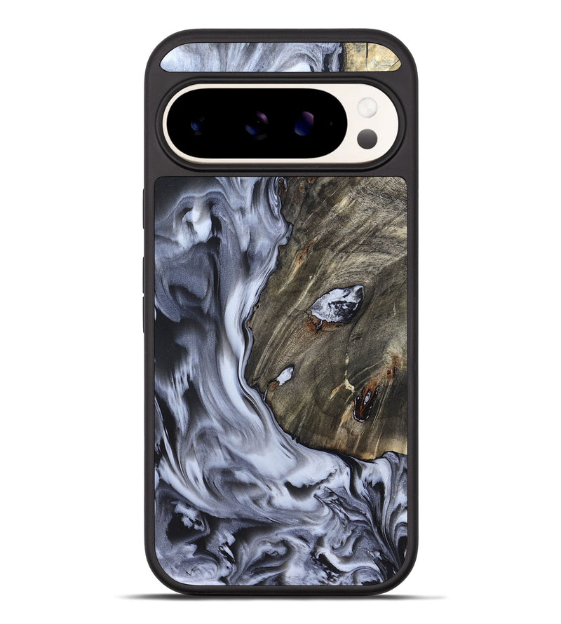 Pixel 10 Pro XL Wood Phone Case - Taurean (Black & White, 820509)