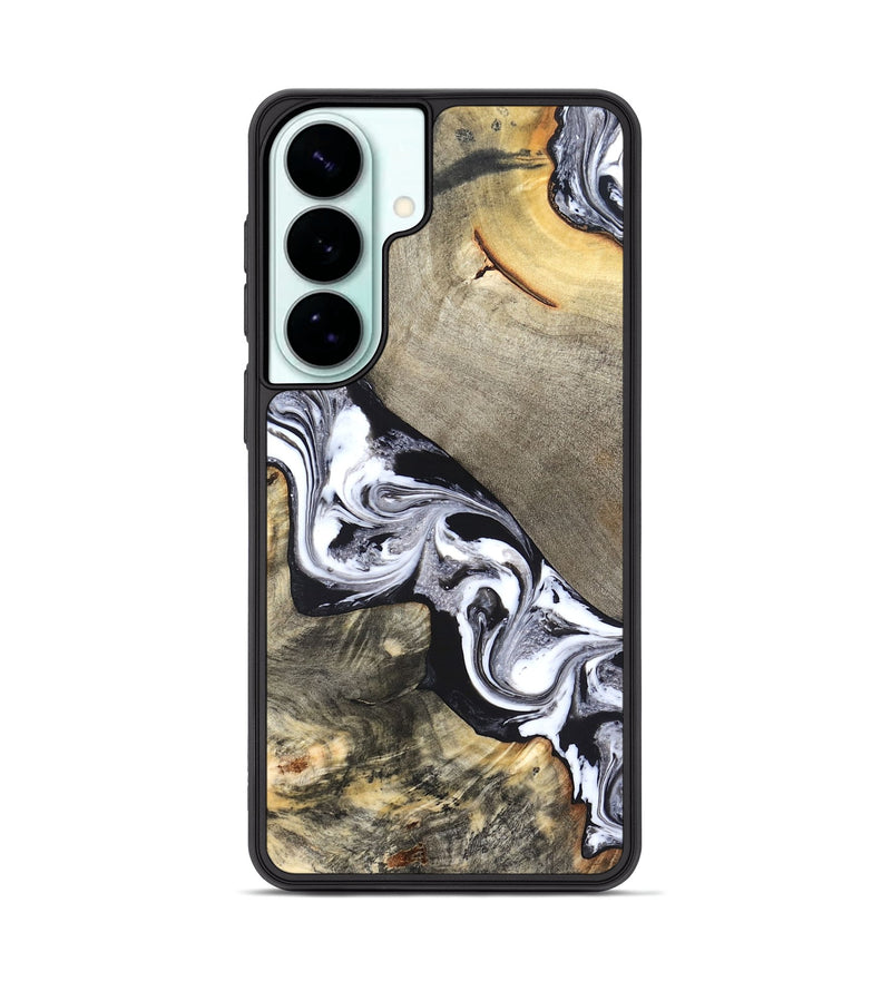 Galaxy S26 Plus Wood Phone Case - Sophia (Black & White, 820510)