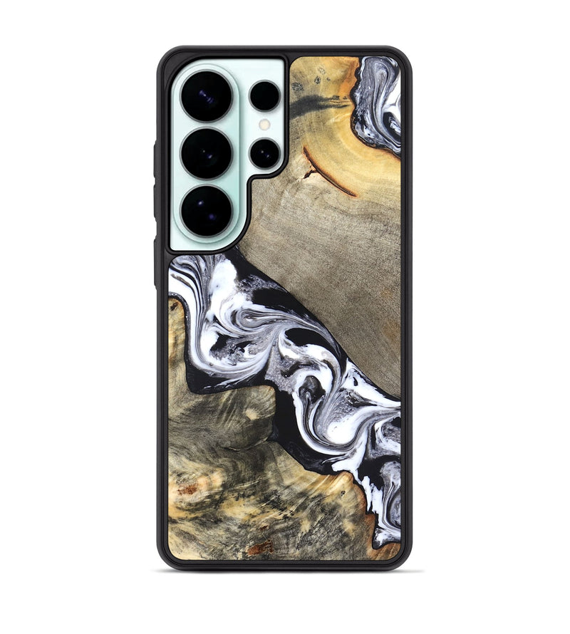 Galaxy S26 Ultra Wood Phone Case - Sophia (Black & White, 820510)