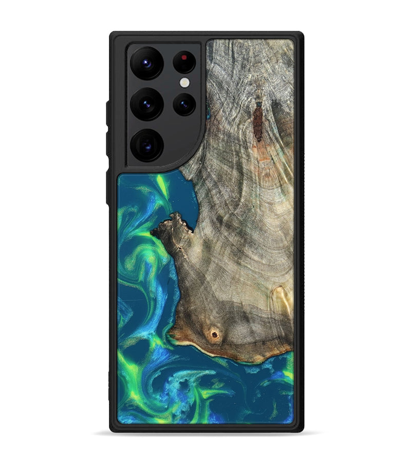 Galaxy S22 Ultra Wood Phone Case - Queen (Neon, 820511)