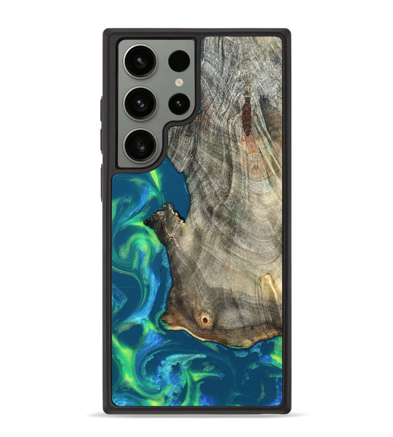 Galaxy S23 Ultra Wood Phone Case - Queen (Neon, 820511)