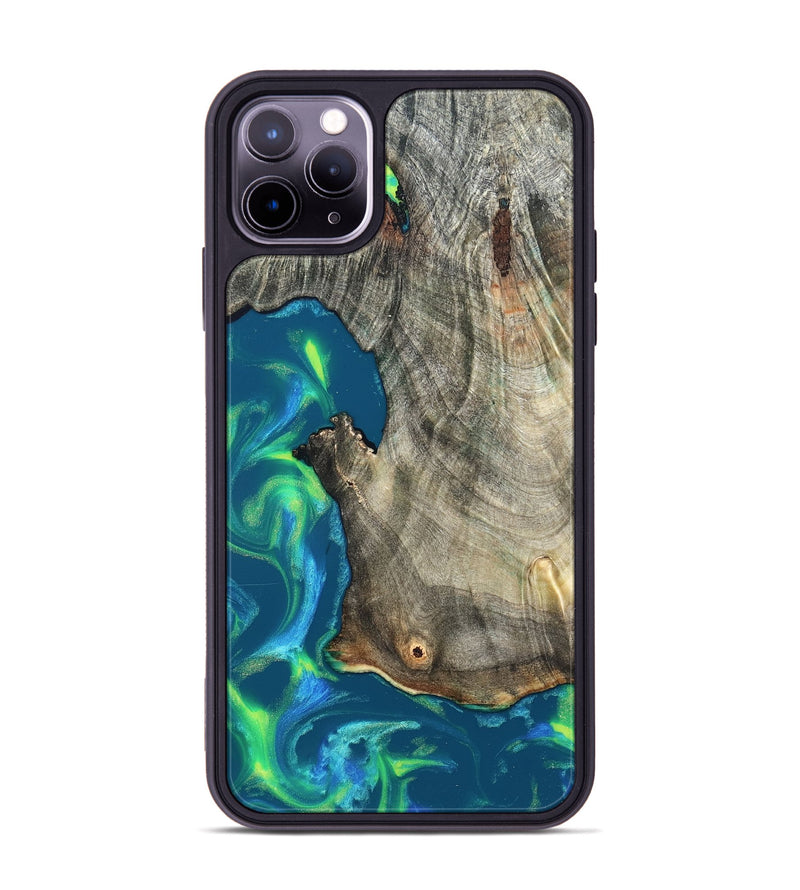 iPhone 11 Pro Max Wood Phone Case - Queen (Neon, 820511)