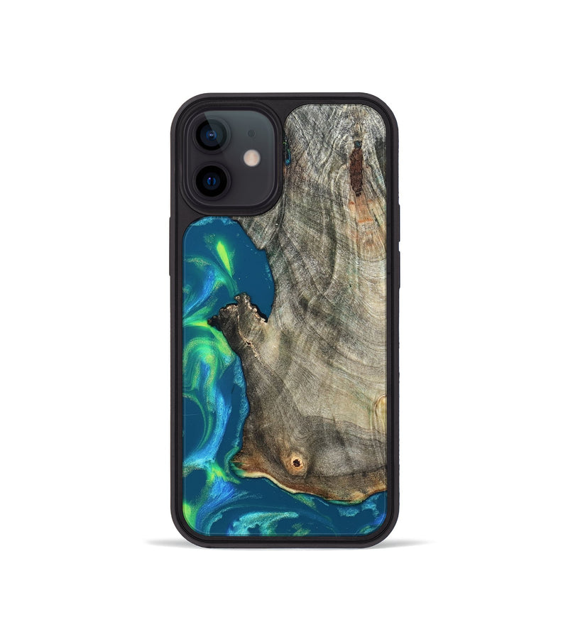 iPhone 12 mini Wood Phone Case - Queen (Neon, 820511)