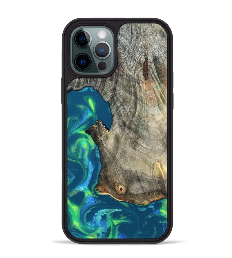 iPhone 12 Pro Max Wood Phone Case - Queen (Neon, 820511)