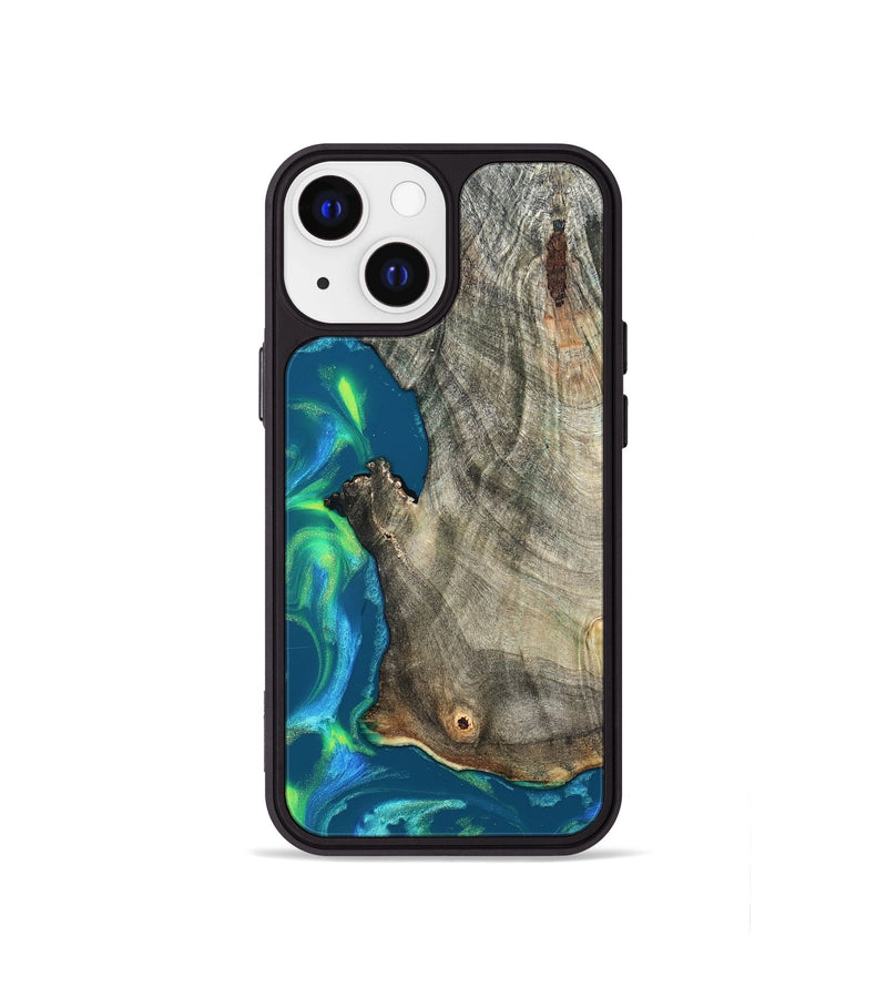 iPhone 13 mini Wood Phone Case - Queen (Neon, 820511)