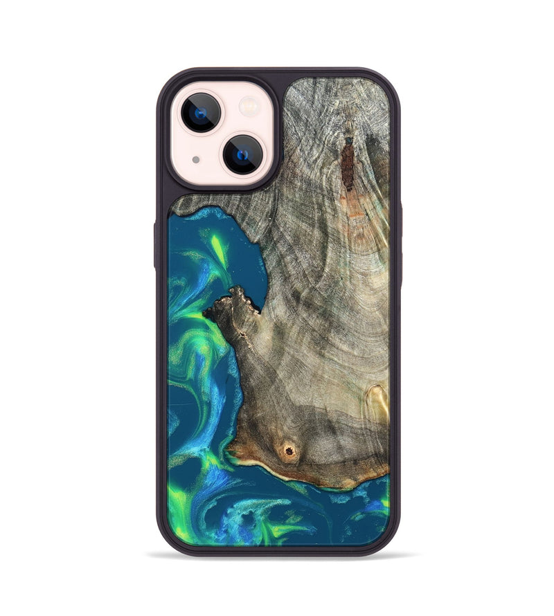 iPhone 14 Wood Phone Case - Queen (Neon, 820511)