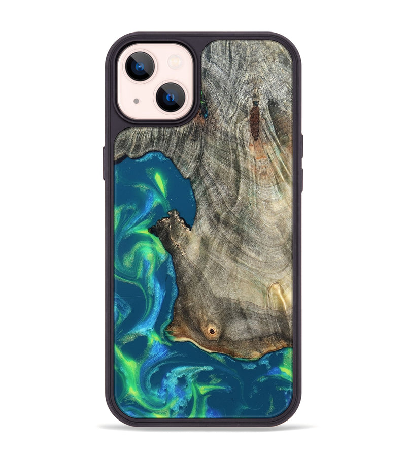 iPhone 14 Plus Wood Phone Case - Queen (Neon, 820511)