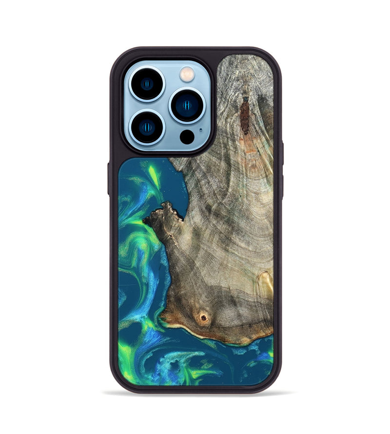 iPhone 14 Pro Wood Phone Case - Queen (Neon, 820511)