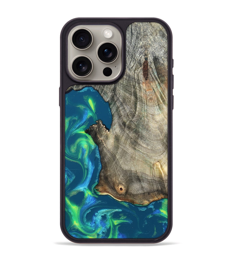 iPhone 15 Pro Max Wood Phone Case - Queen (Neon, 820511)