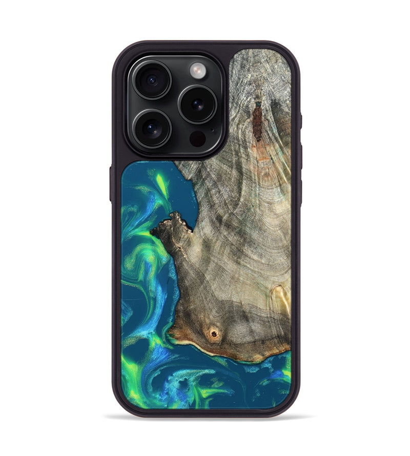 iPhone 15 Pro Wood Phone Case - Queen (Neon, 820511)