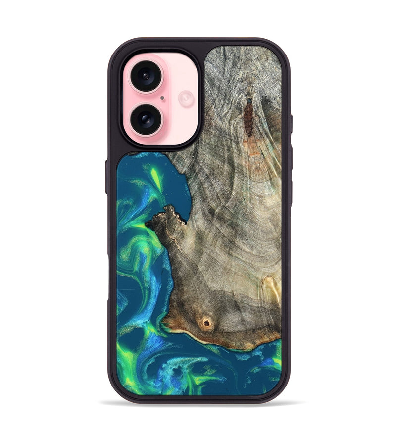 iPhone 16 Wood Phone Case - Queen (Neon, 820511)