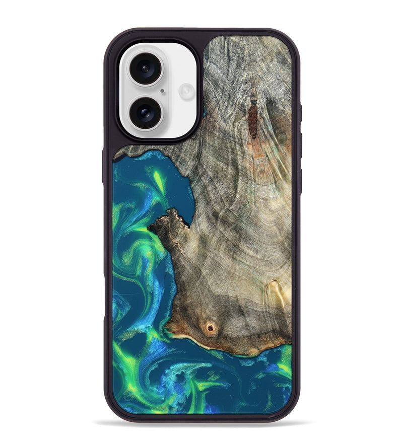 iPhone 16 Plus Wood Phone Case - Queen (Neon, 820511)