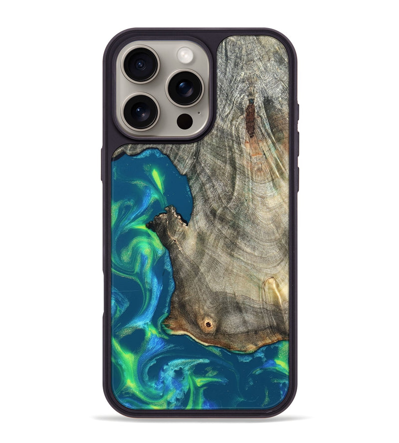 iPhone 16 Pro Max Wood Phone Case - Queen (Neon, 820511)