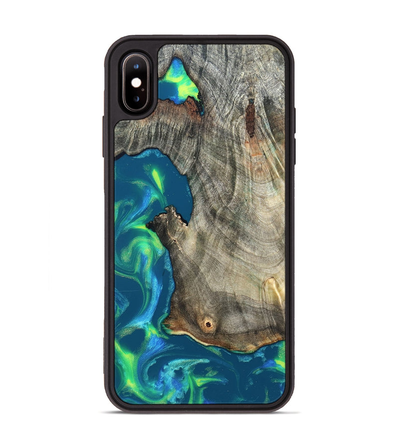 iPhone Xs Max Wood Phone Case - Queen (Neon, 820511)