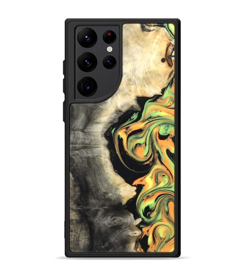Galaxy S22 Ultra Wood Phone Case - Leif (Neon, 820512)
