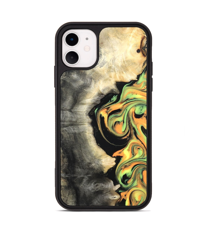 iPhone 11 Wood Phone Case - Leif (Neon, 820512)