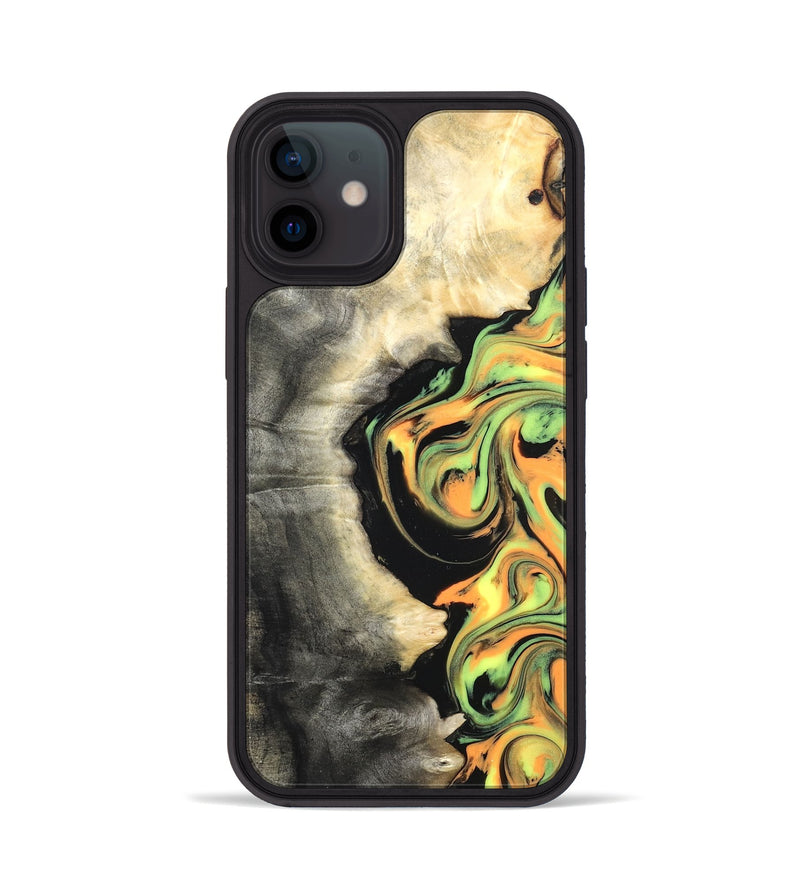 iPhone 12 Wood Phone Case - Leif (Neon, 820512)