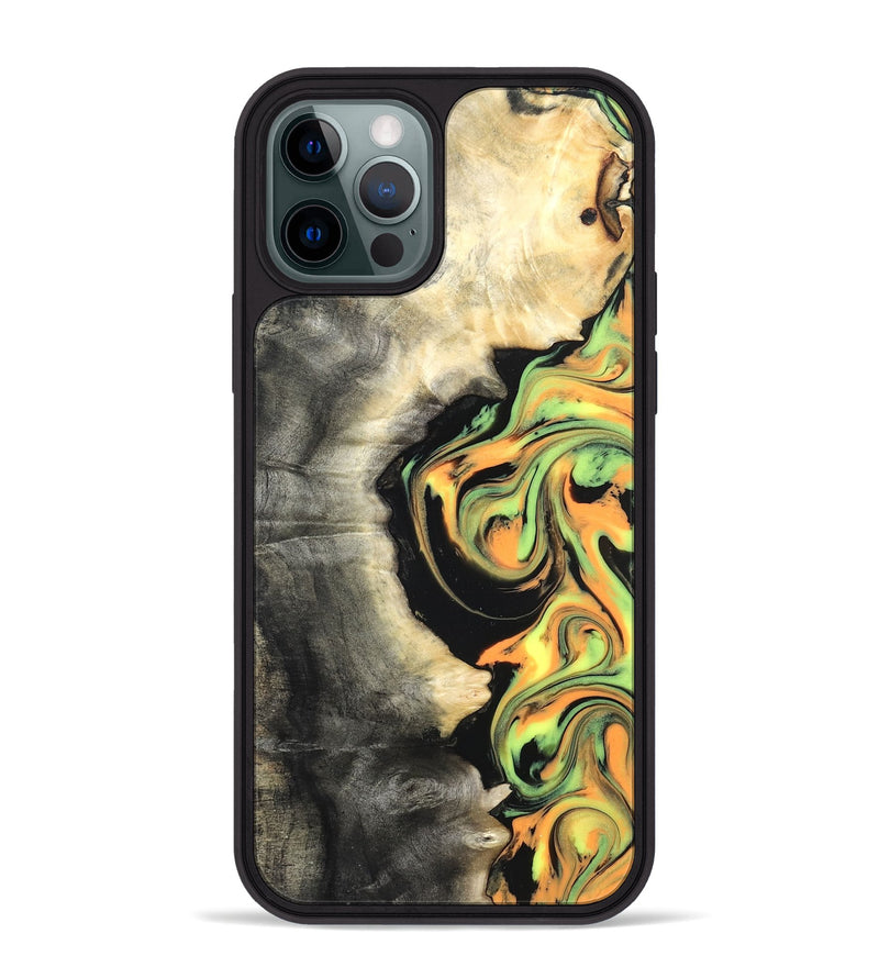 iPhone 12 Pro Max Wood Phone Case - Leif (Neon, 820512)