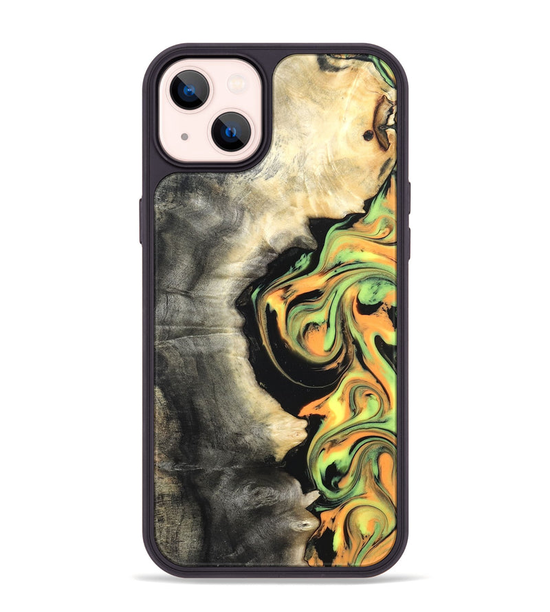 iPhone 14 Plus Wood Phone Case - Leif (Neon, 820512)