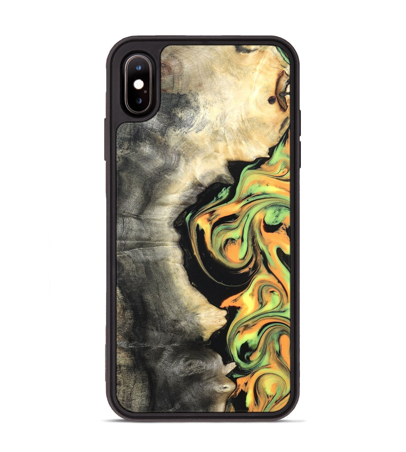 iPhone Xs Max Wood Phone Case - Leif (Neon, 820512)