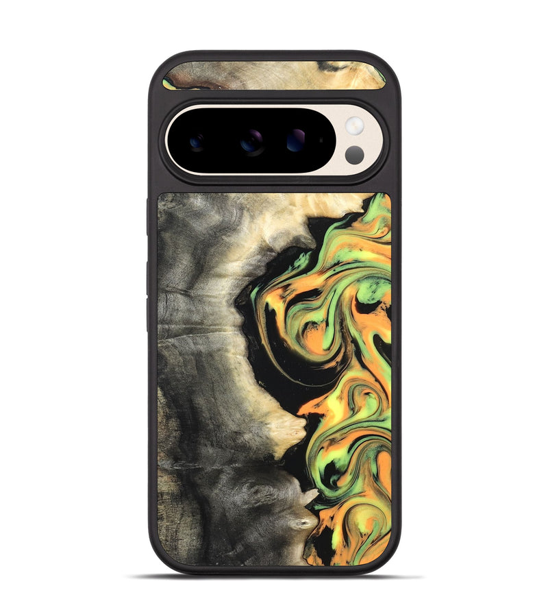 Pixel 10 Pro Wood Phone Case - Leif (Neon, 820512)