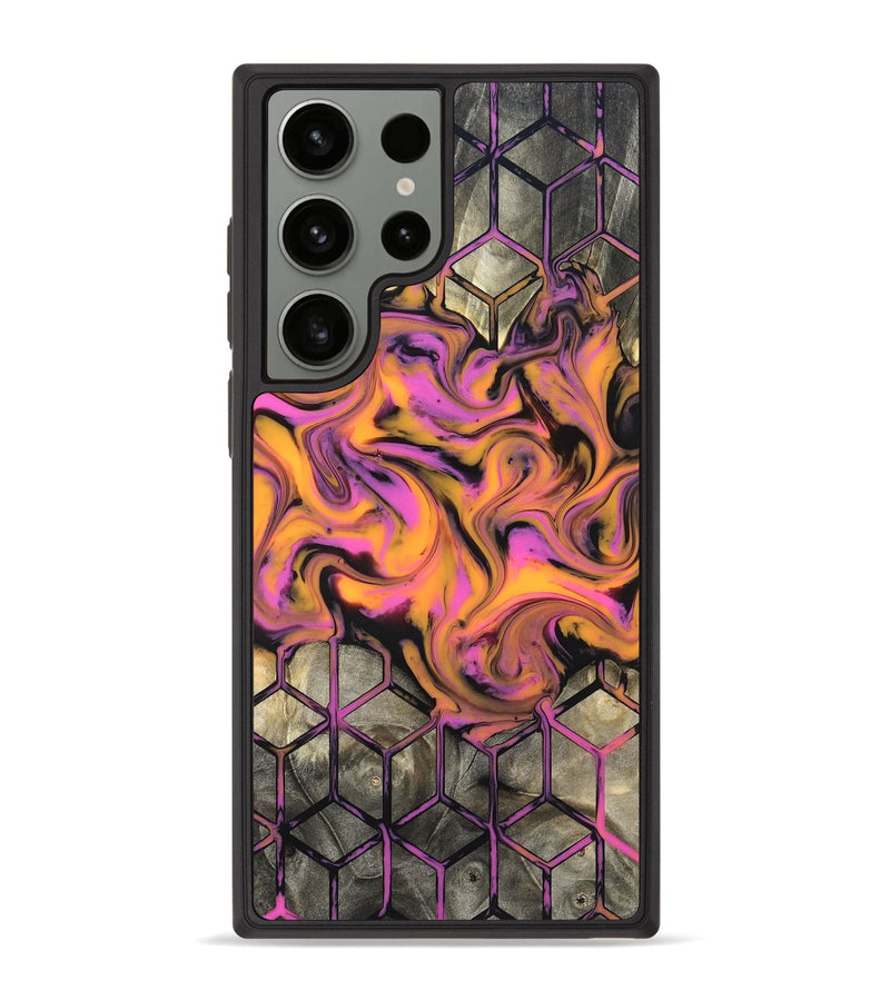 Galaxy S23 Ultra Wood Phone Case - Sharron (Neon, 820513)