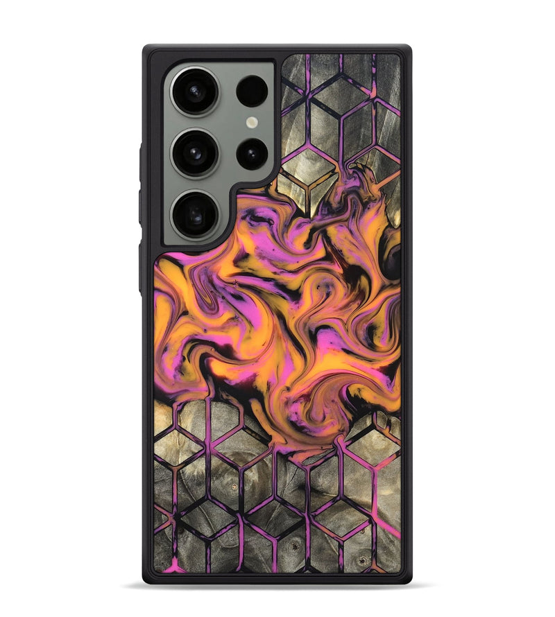 Galaxy S24 Ultra Wood Phone Case - Sharron (Neon, 820513)