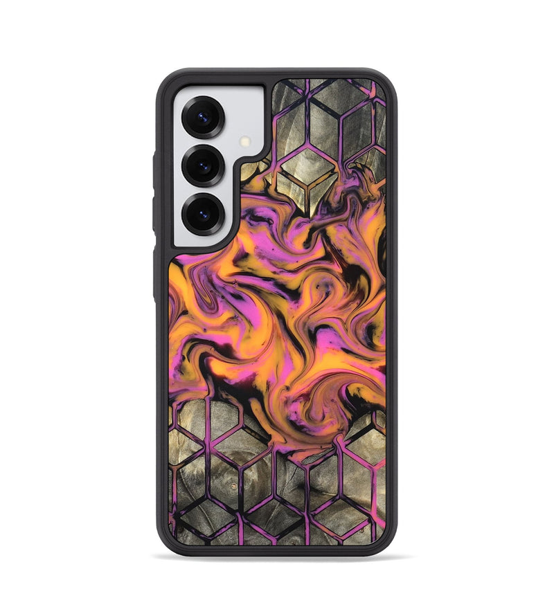 Galaxy S25 Wood Phone Case - Sharron (Neon, 820513)