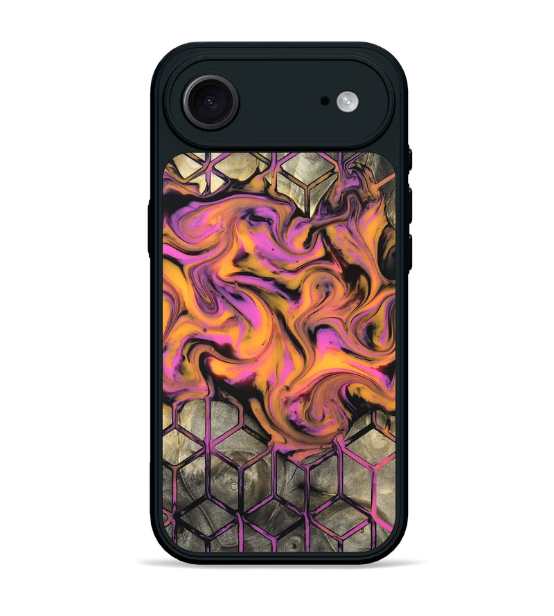 iPhone 17 Air Wood Phone Case - Sharron (Neon, 820513)
