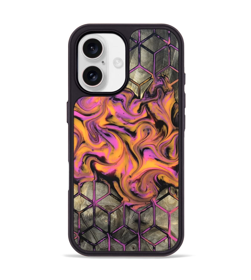 iPhone 17 Wood Phone Case - Sharron (Neon, 820513)