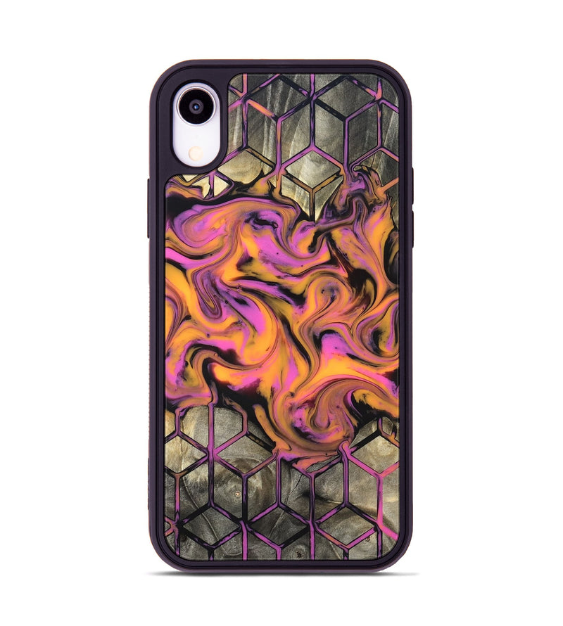 iPhone Xr Wood Phone Case - Sharron (Neon, 820513)