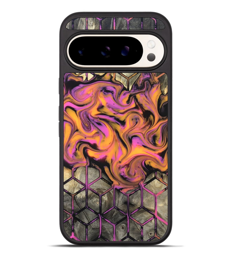 Pixel 10 Pro XL Wood Phone Case - Sharron (Neon, 820513)